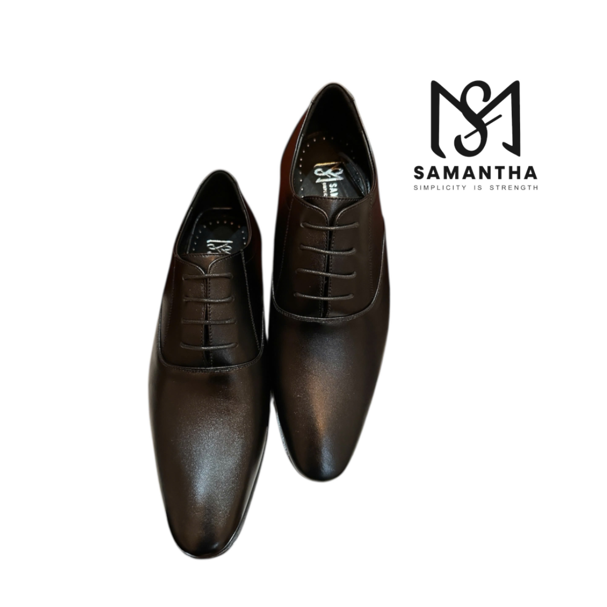 SAMANTHA • PLAIN TOE OXFORD • SMT-08 BLACK