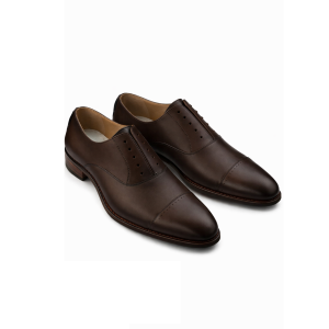 SAMANTHA • CAP-TOE OXFORD • SMT-09 BROWN