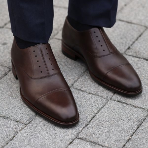 SAMANTHA • CAP-TOE OXFORD • SMT-09 BROWN