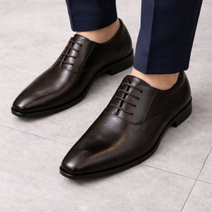 SAMANTHA • PLAIN TOE OXFORD • SMT-08 BLACK
