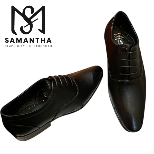 SAMANTHA • PLAIN TOE OXFORD • SMT-08 BLACK